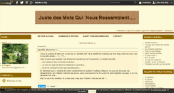 Desktop Screenshot of justedesmotsquinousressemblent.com